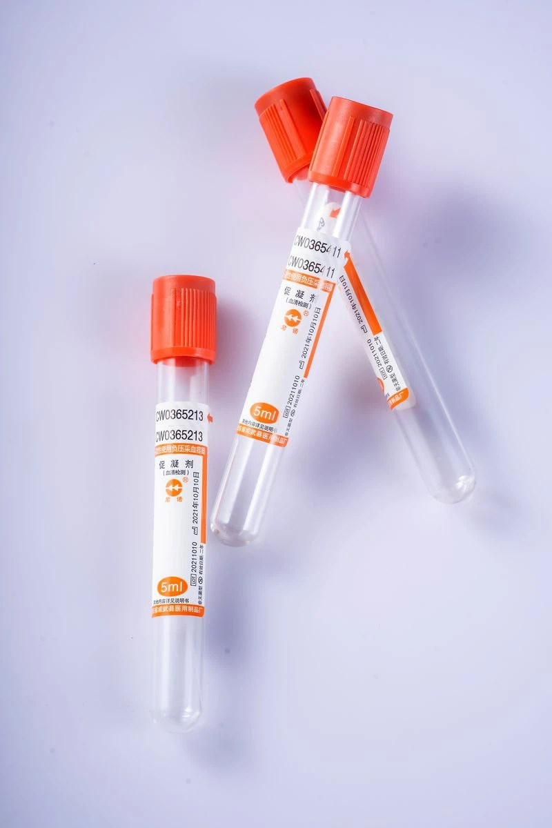 Clot Activator Vacuum Blood Collection Tube