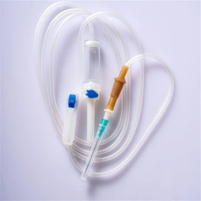 Disposable Medical Infusion Set With Burette