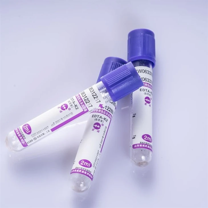 EDTA K2/K3 Vacuum Blood Collection Tube PET Or Glass