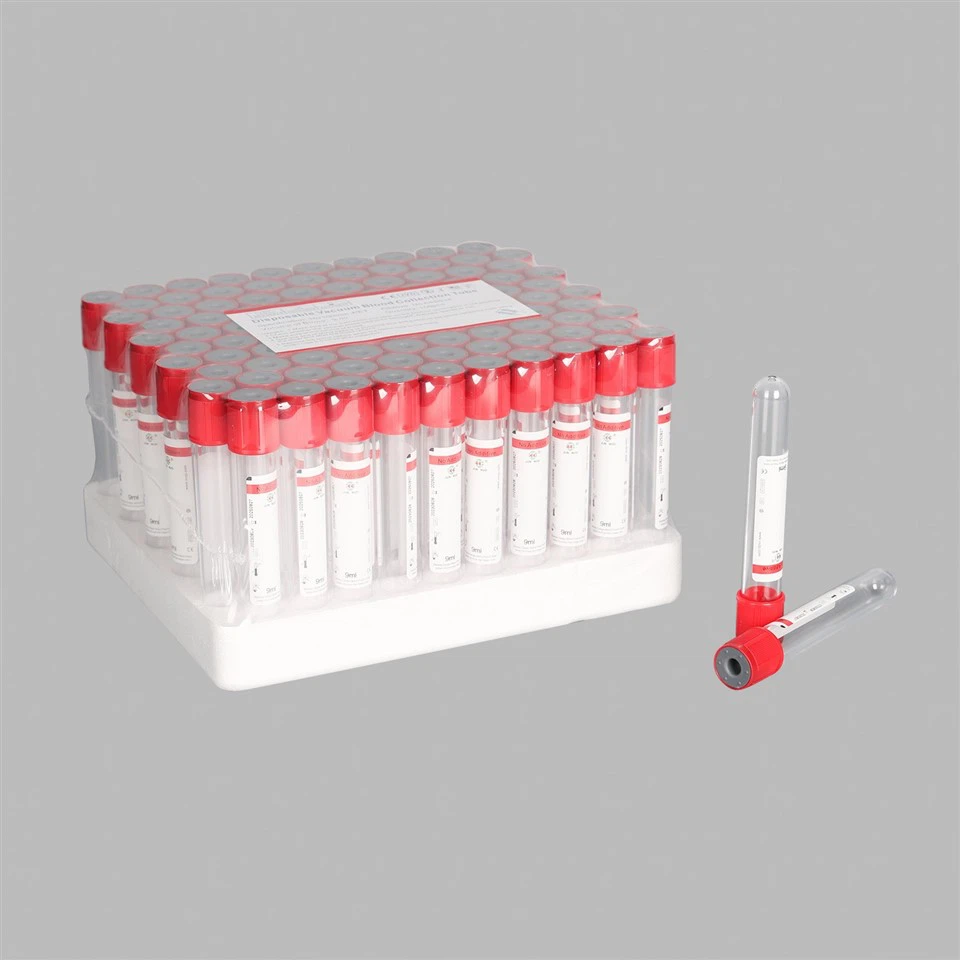 Plain Tube Vacuum Blood Collection Tube factory